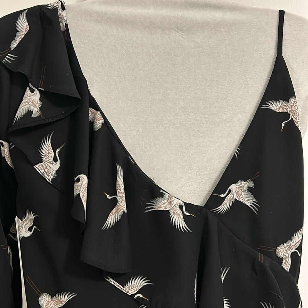 One Shouldered Ruffled Blouse - Picture 6 of 8